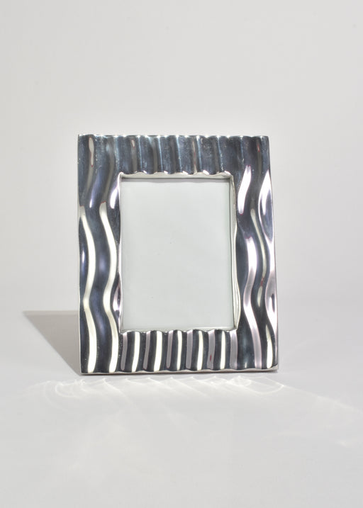 Wavy Pewter Picture Frame