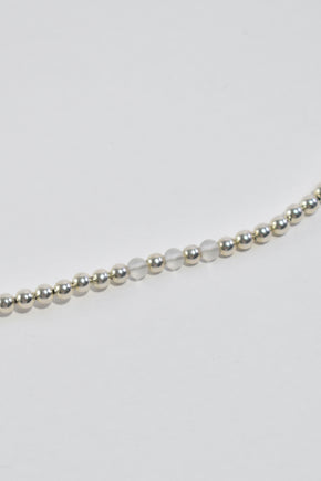 Silver Glass Bracelet