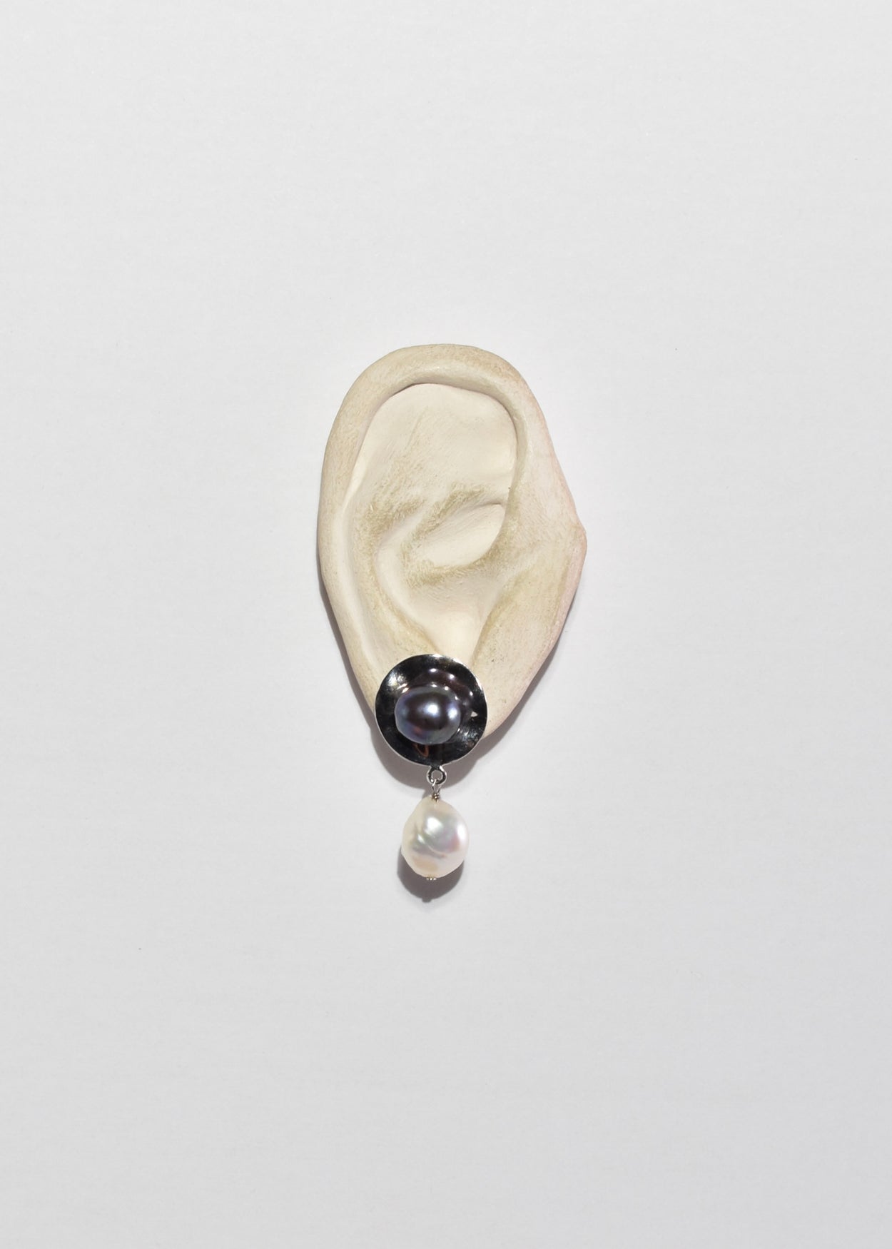 Double Pearl Earrings