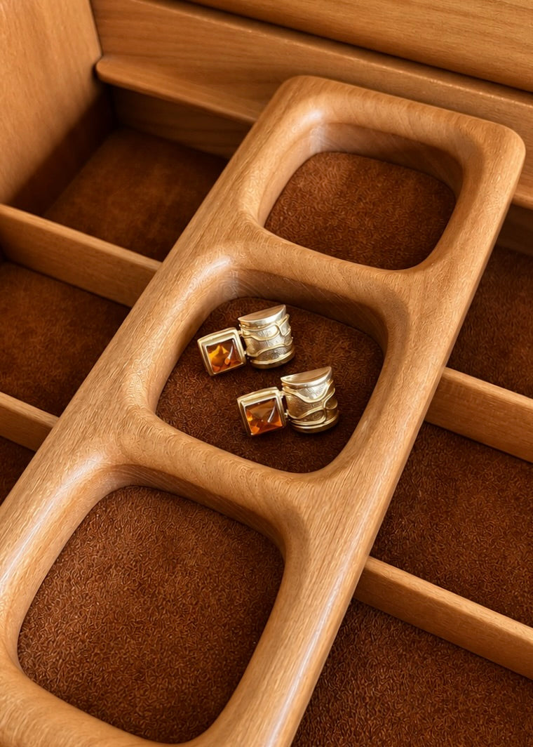 Amber Arts & Crafts Earrings