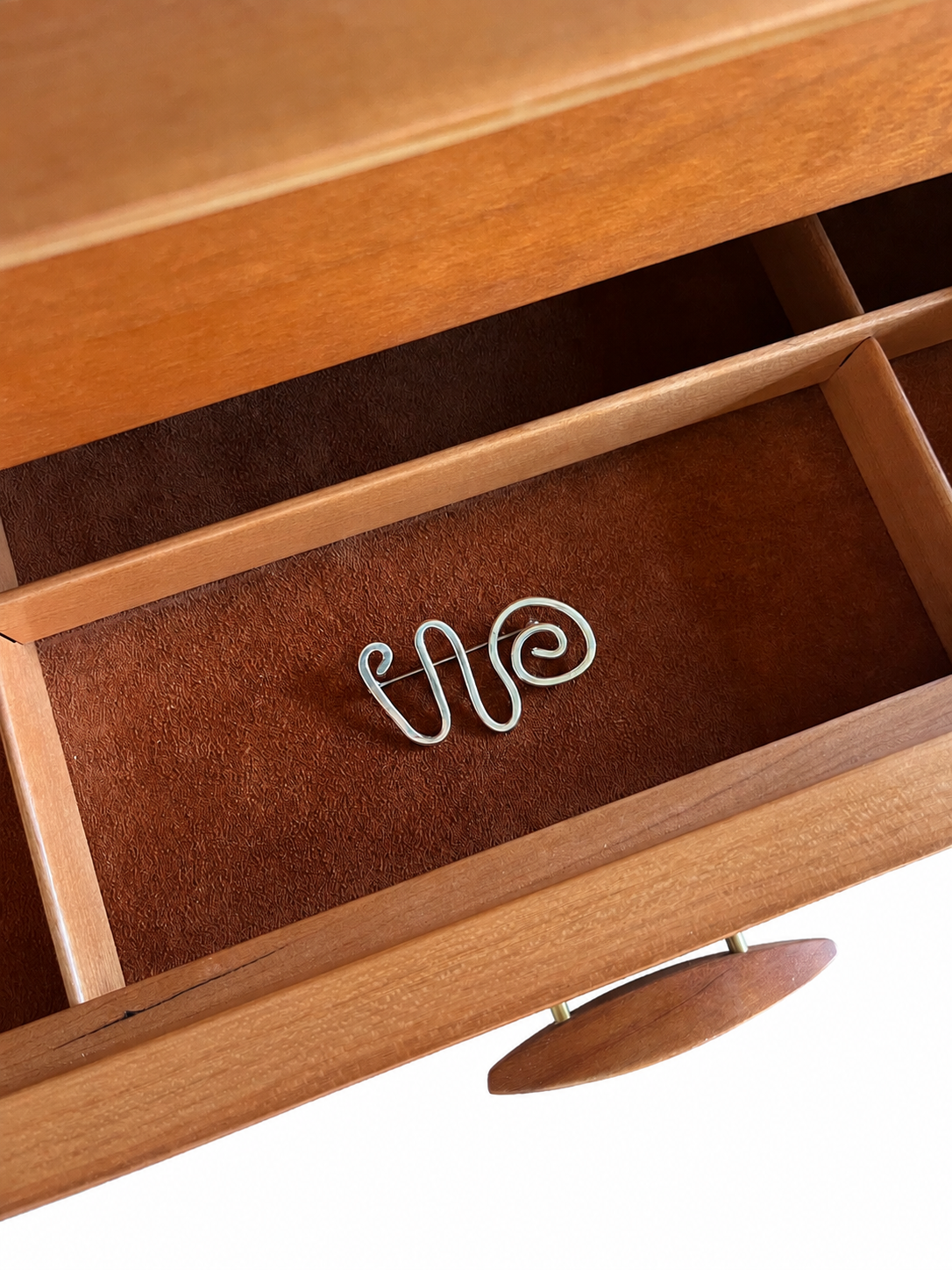 Sterling Abstract Brooch
