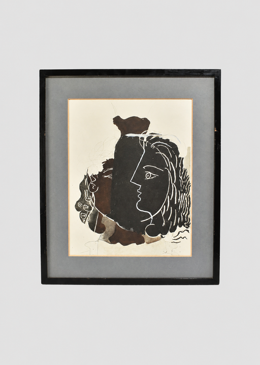 Georges Braque, Greek Profile, Framed