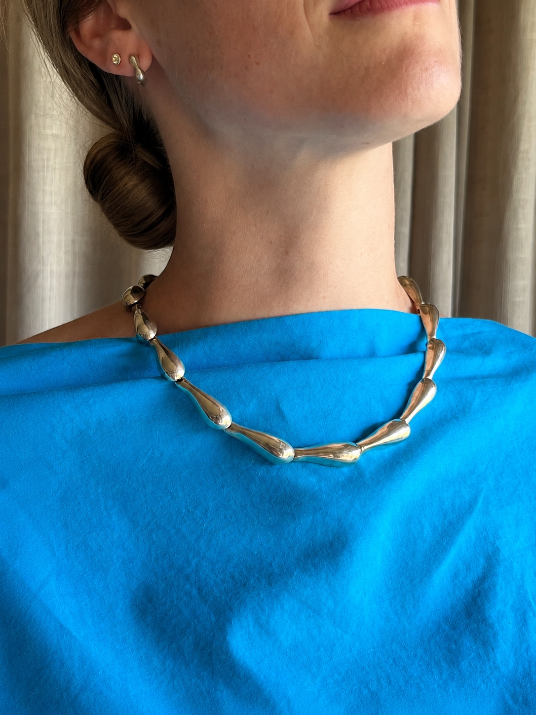 Teardrop Link Necklace