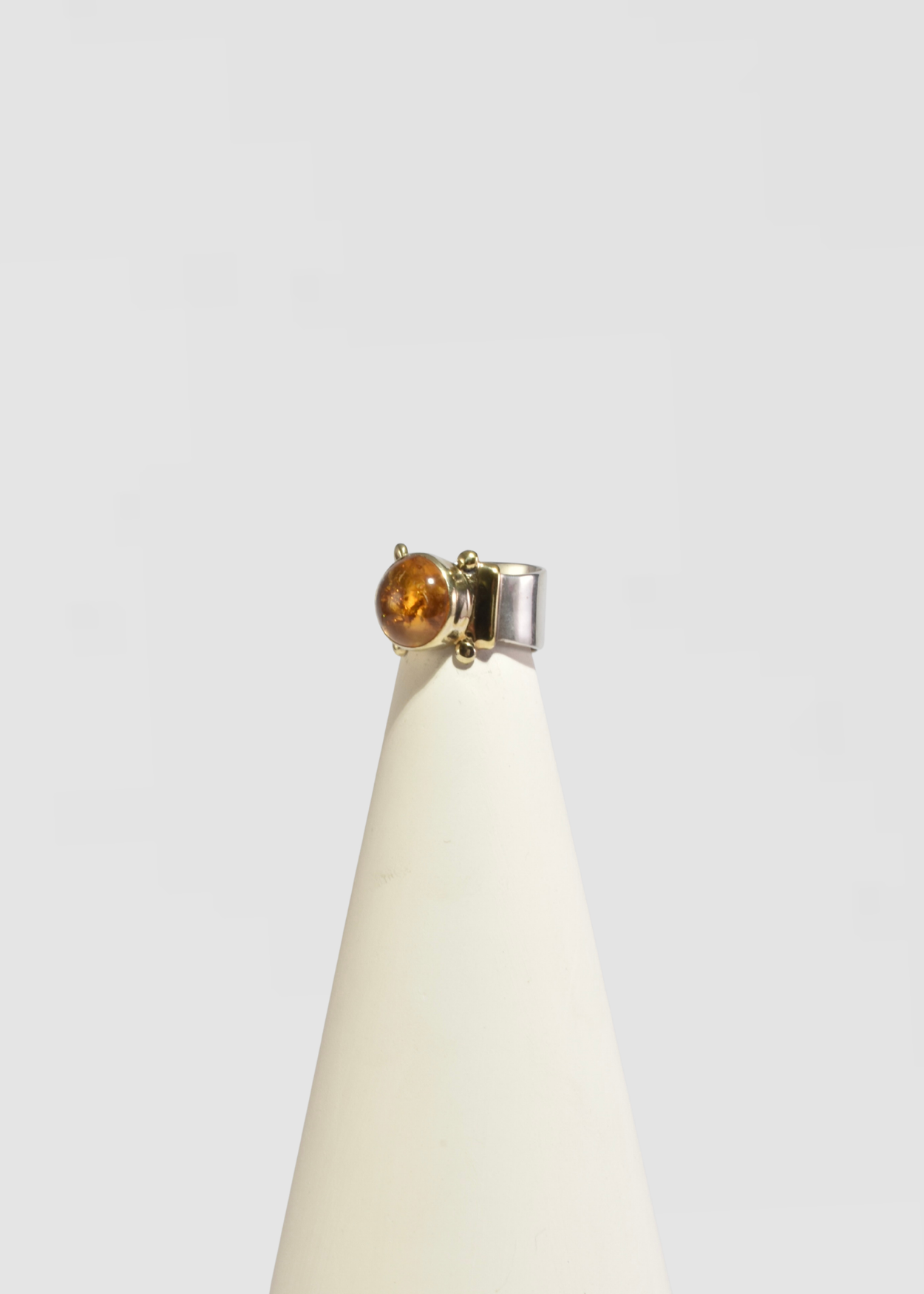 Round Amber Ring