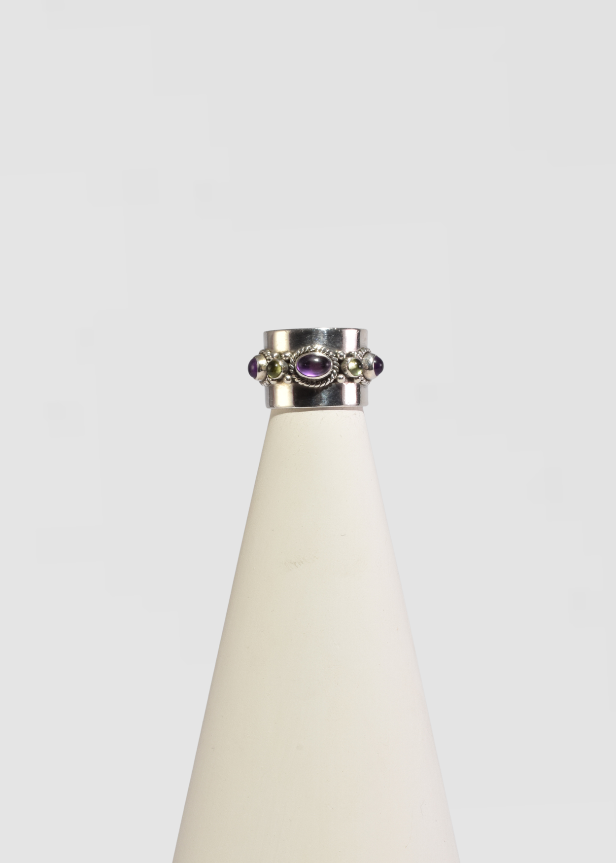 Amethyst Peridot Ring