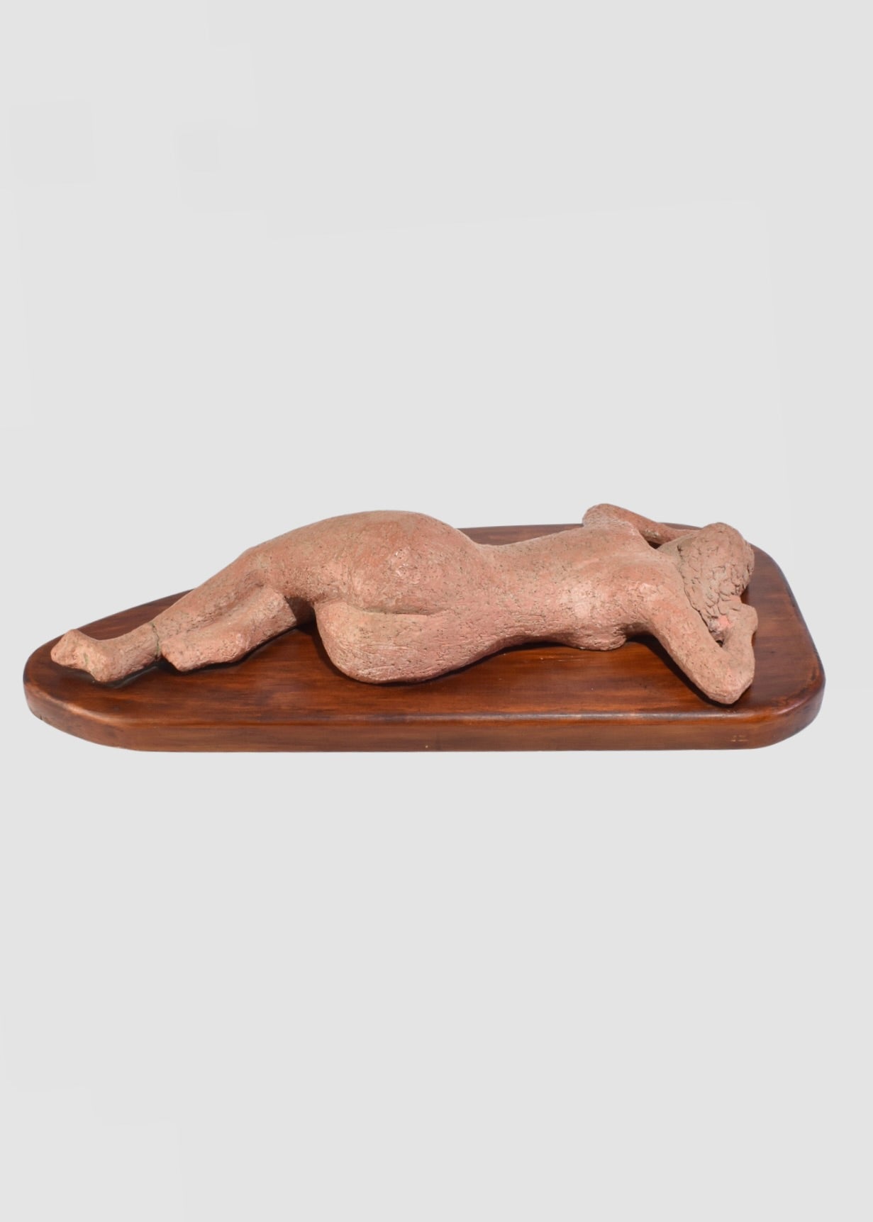 Terracotta Reclining Figure Sculpture