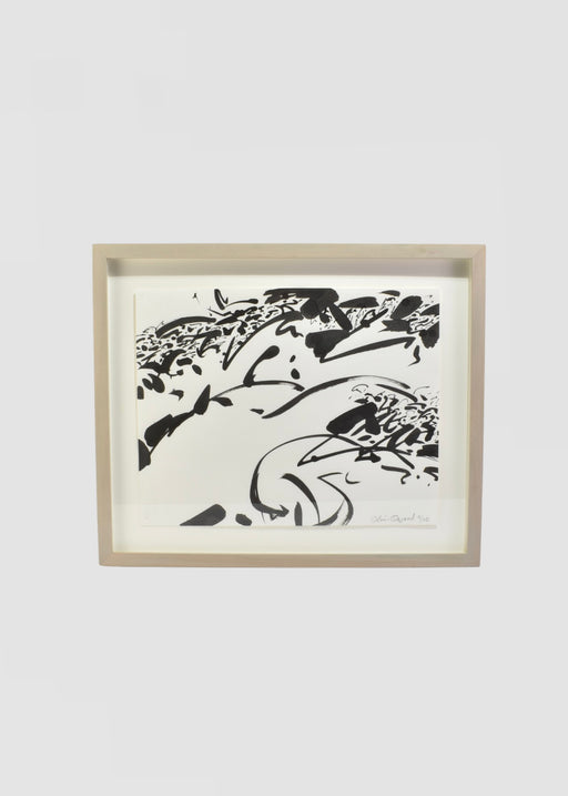 Abstract Ink on Paper, Framed