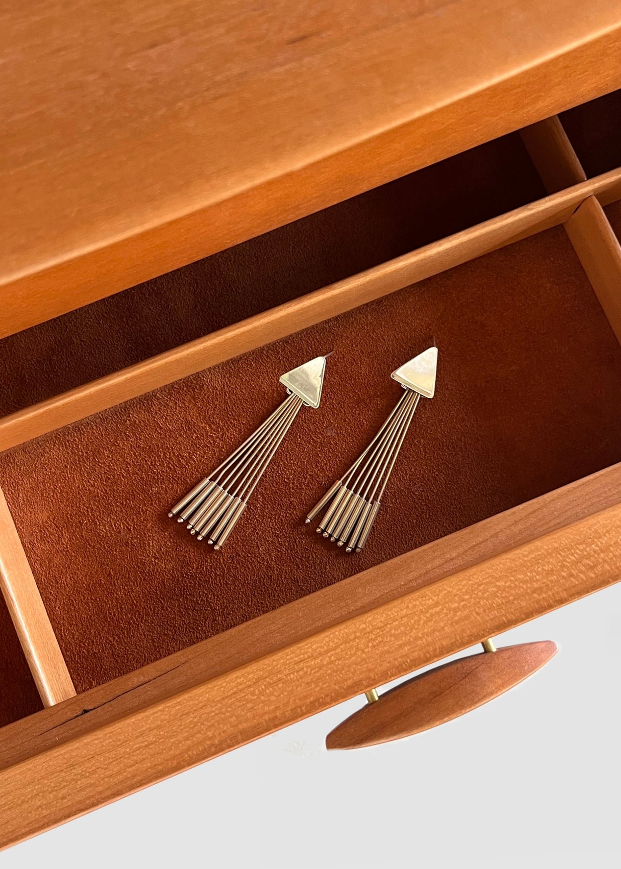 Triangle Fringe Earrings