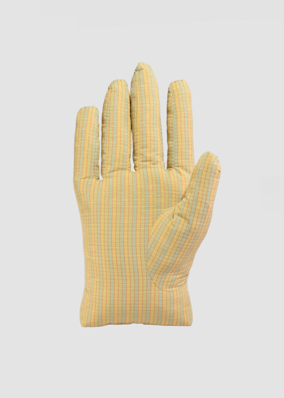 Right Hand Pillow in Yellow Check