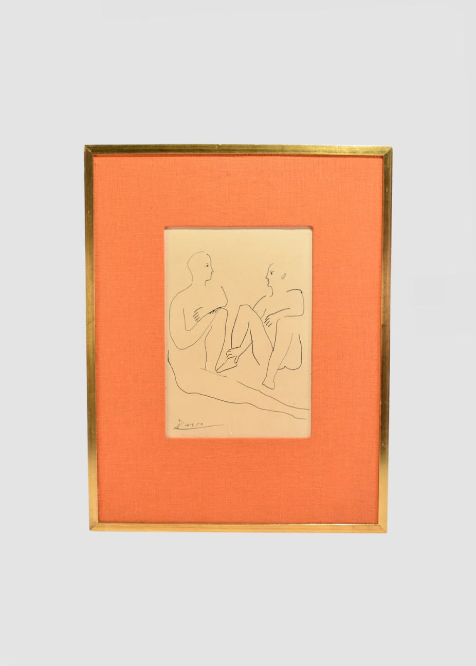 Picasso Dancers, Framed