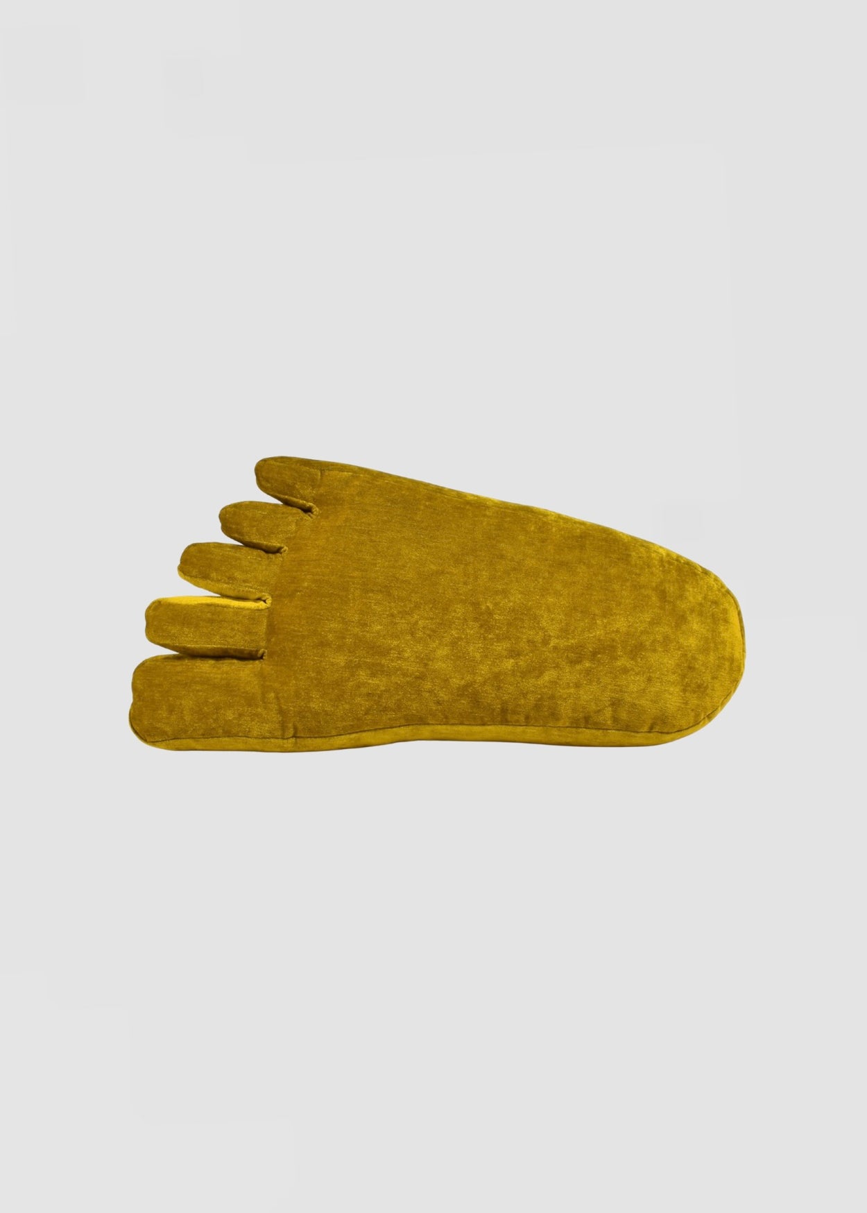 Foot Pillow in Chartreuse Chenille