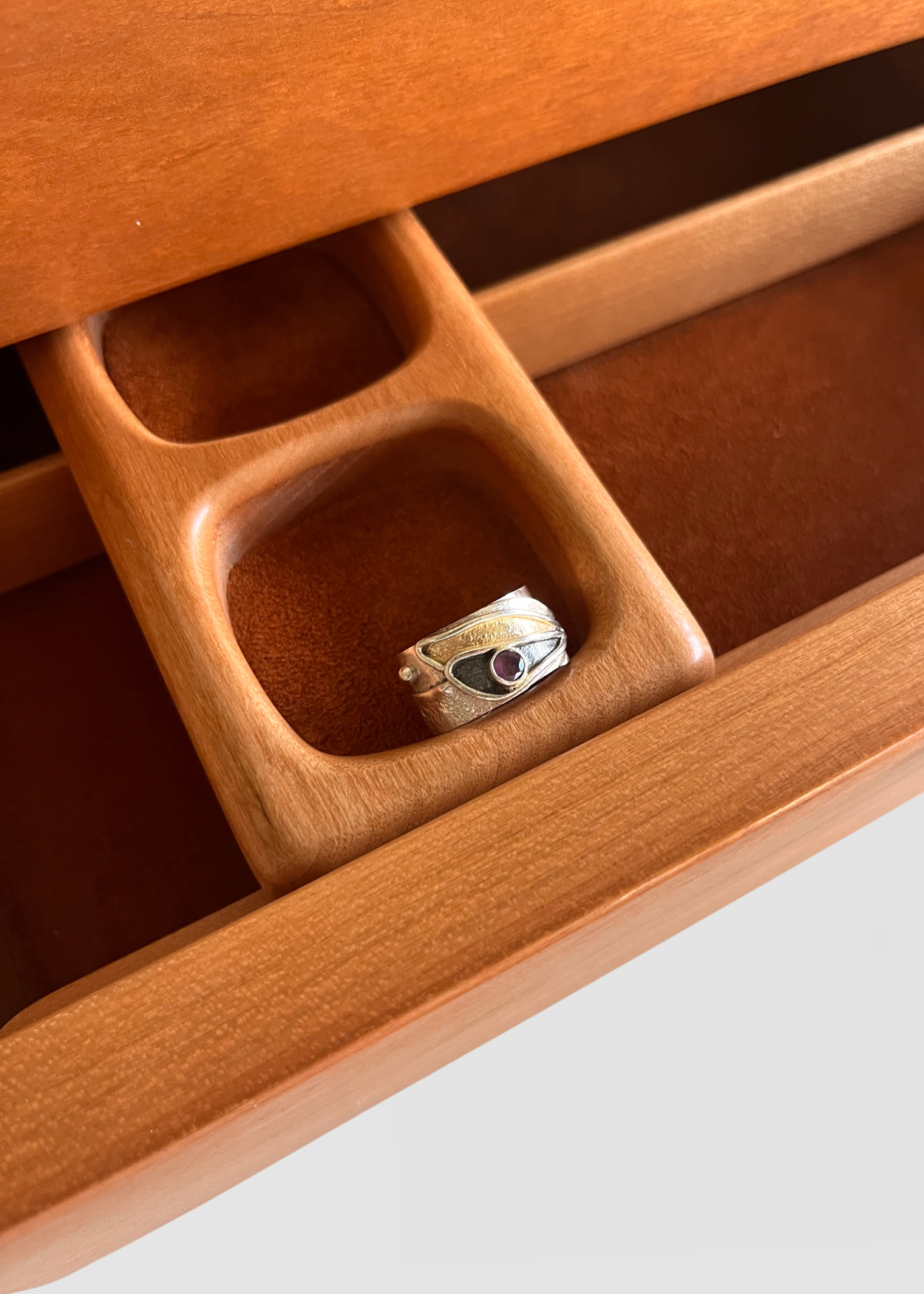 Amethyst Arts & Crafts Ring