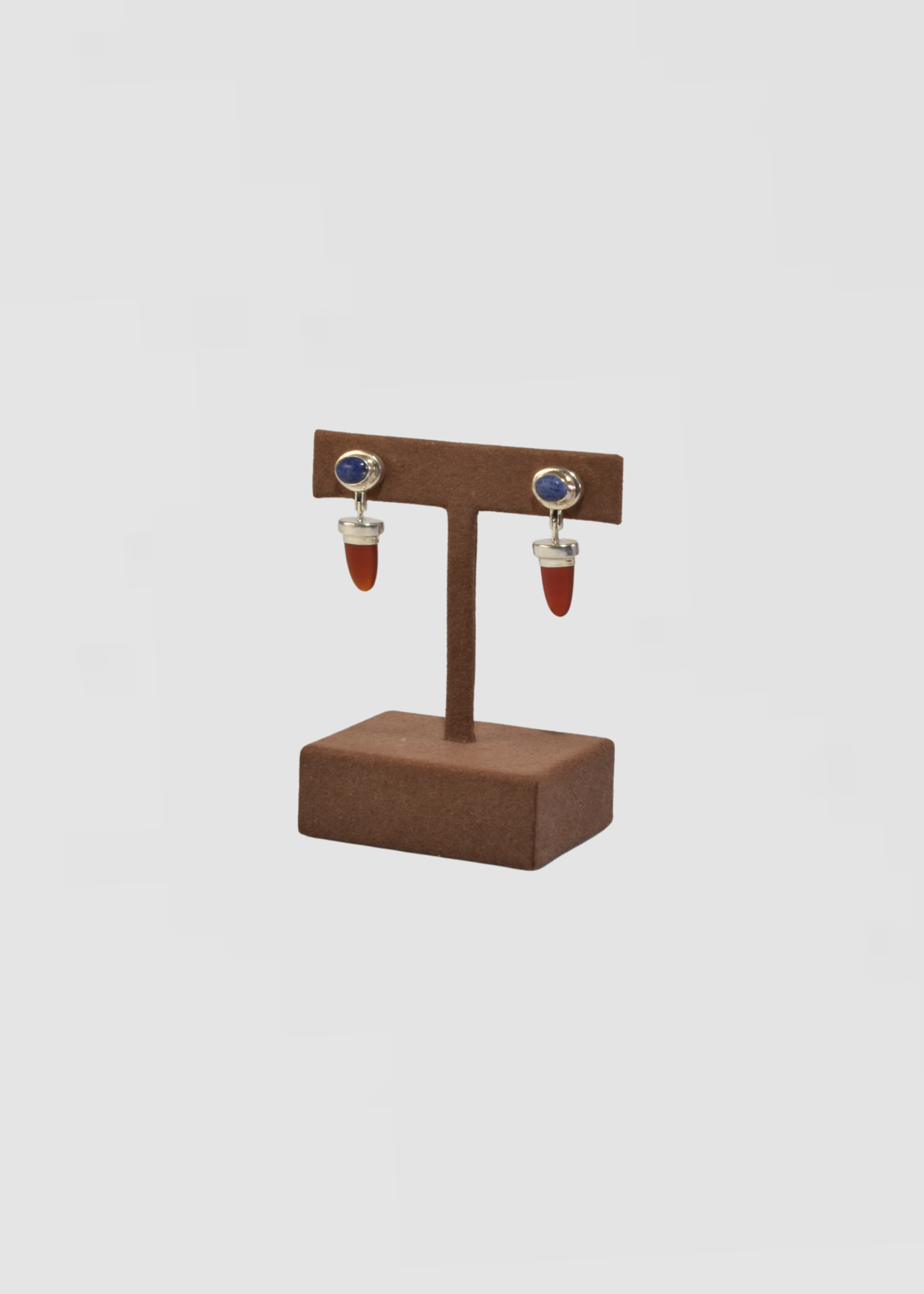 Carnelian Lapis Earrings