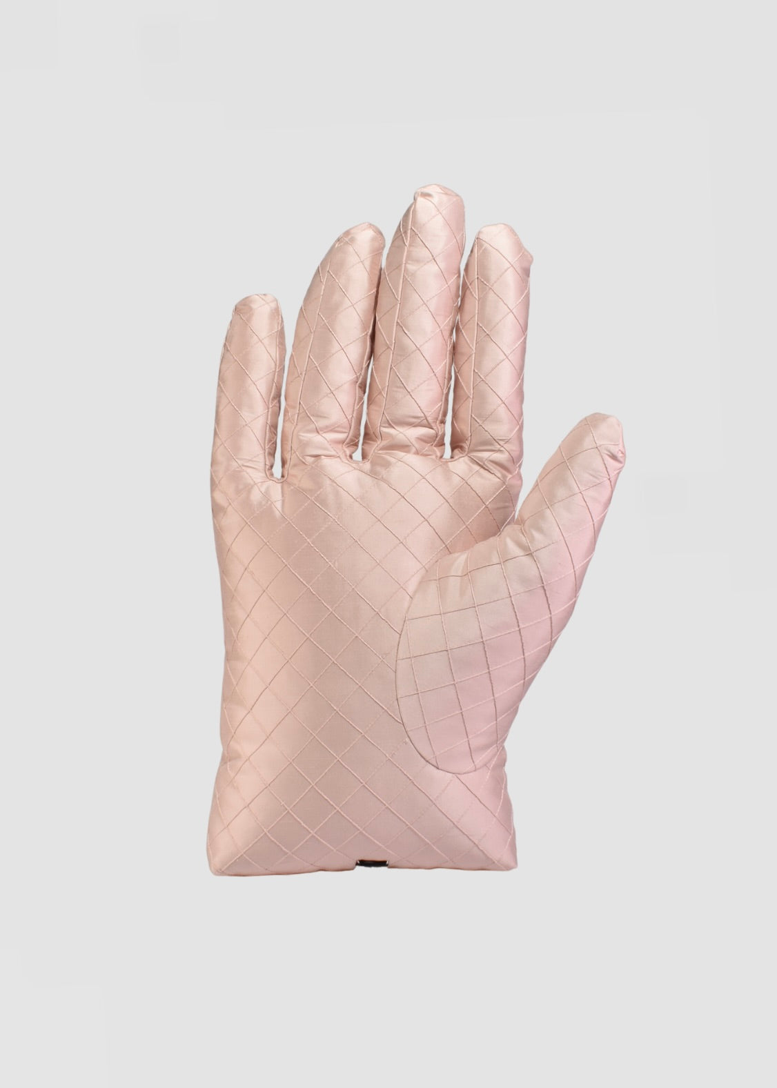 Right Hand Pillow in Pink Diamond Quilted Silk