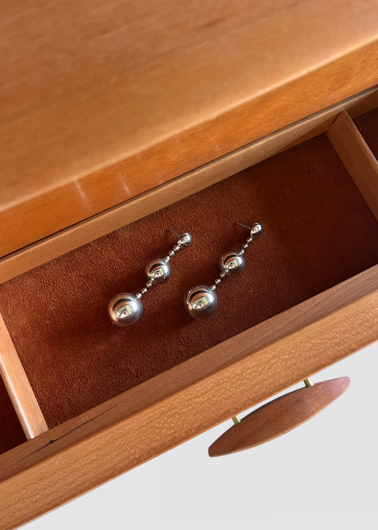 Graduated Sphere Earrings