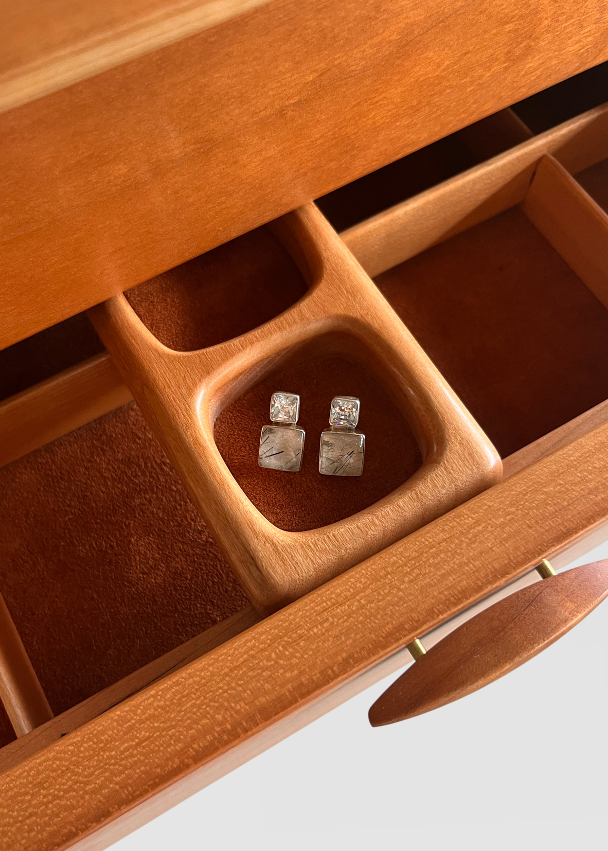 Square Quartz Earrings