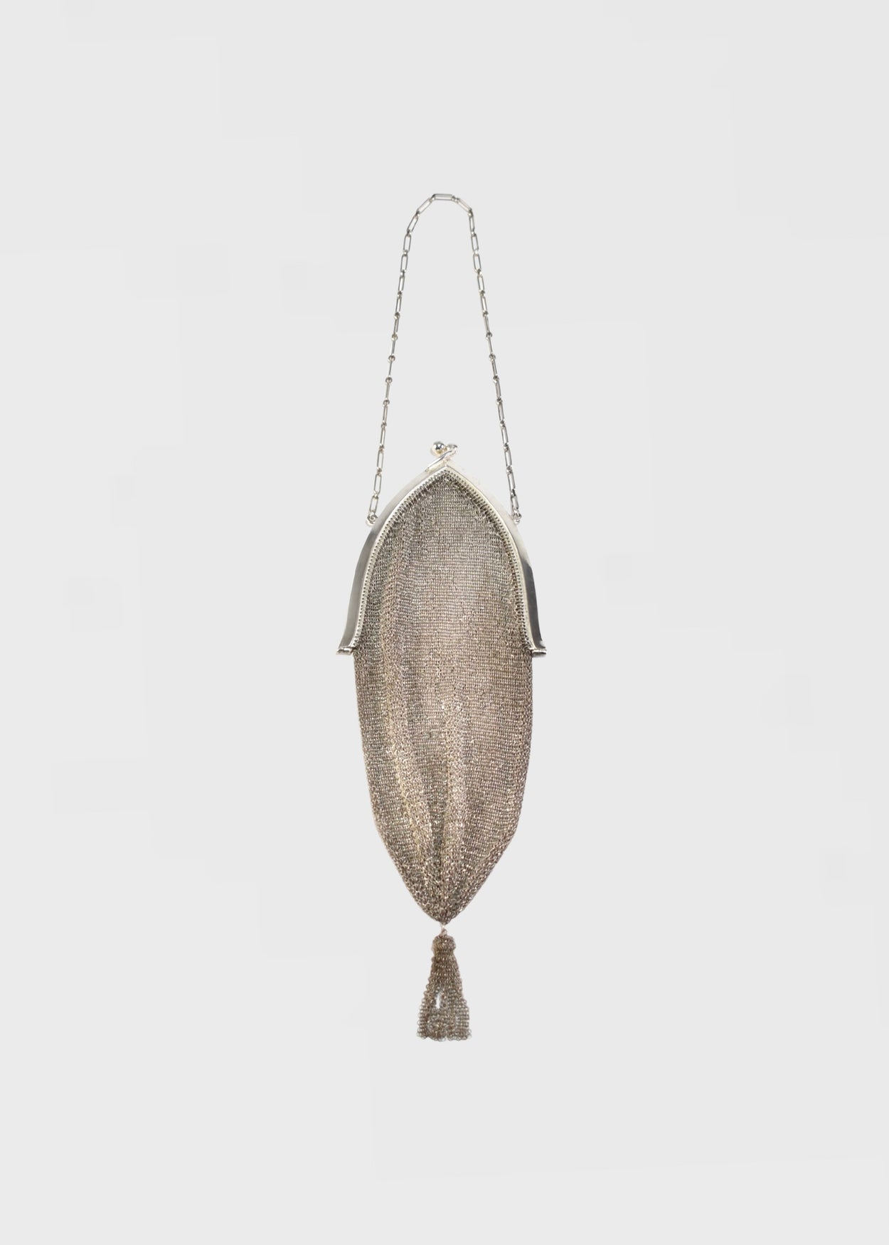 Sterling Mesh Wrist Purse