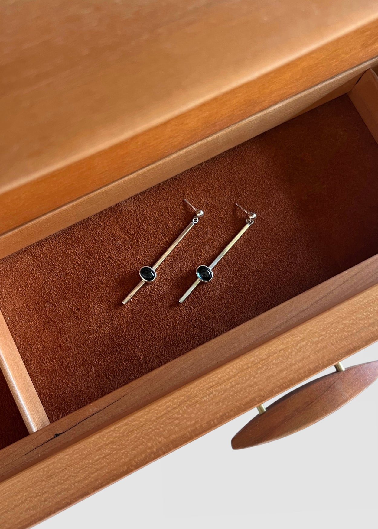 Topaz Bar Earrings