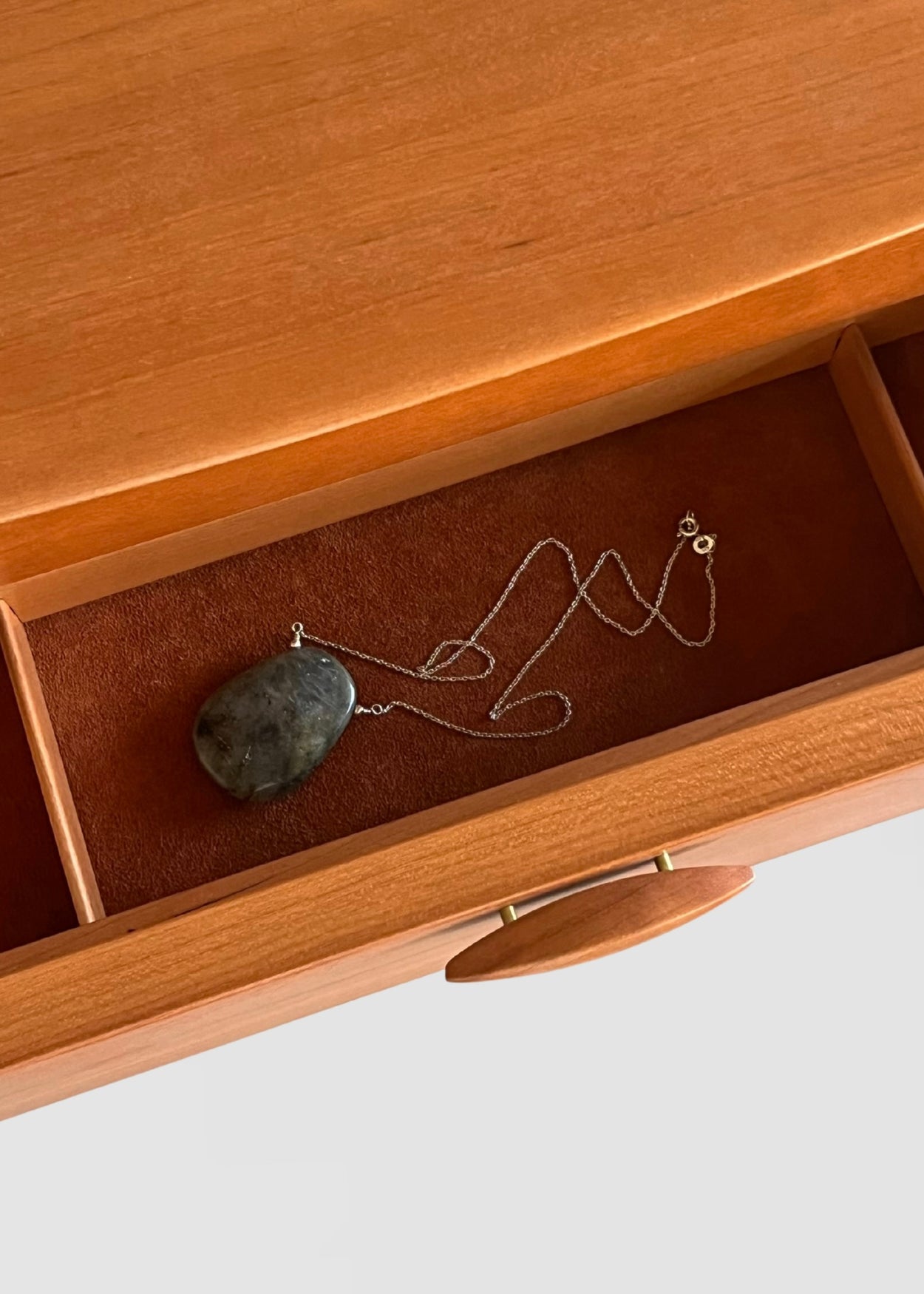Moss Agate Pendant Necklace