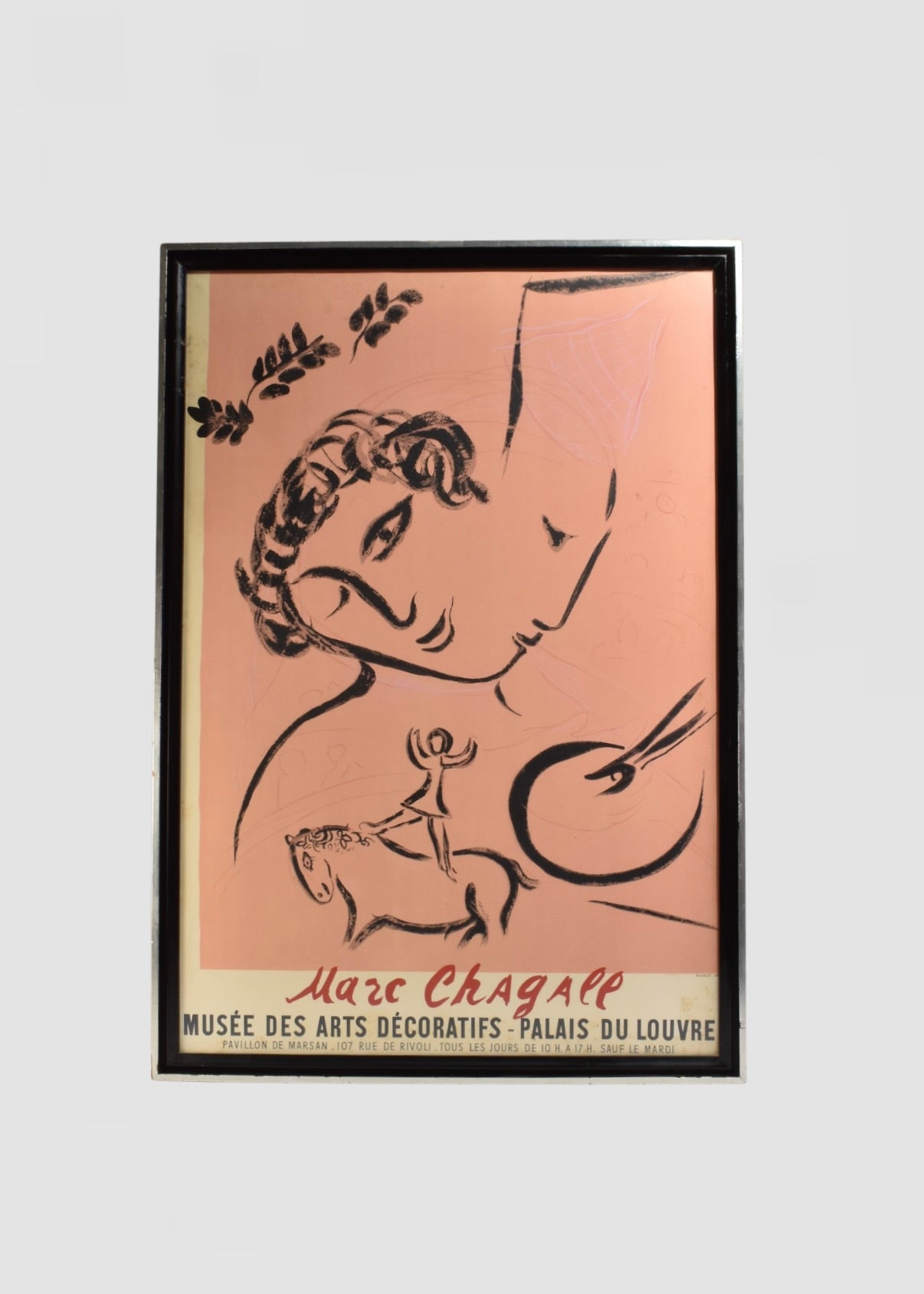 Marc Chagall Exhibition Poster, Framed