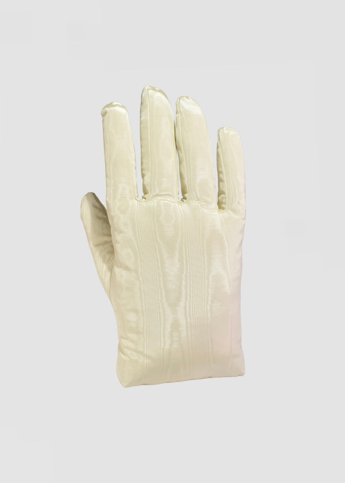 Right Hand Pillow in Ivory Moiré