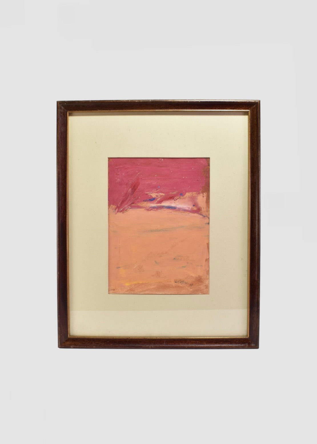 Siena Oil on Canvas, Framed