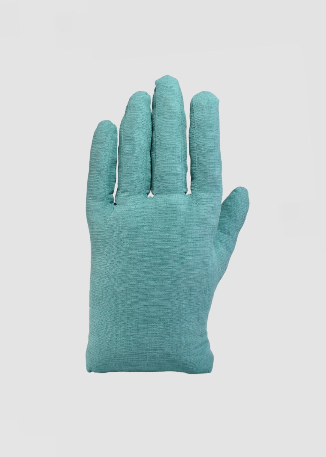 Left Hand Pillow in Teal Chenille