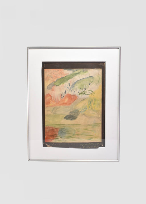 Mixed Media Landscape, Framed
