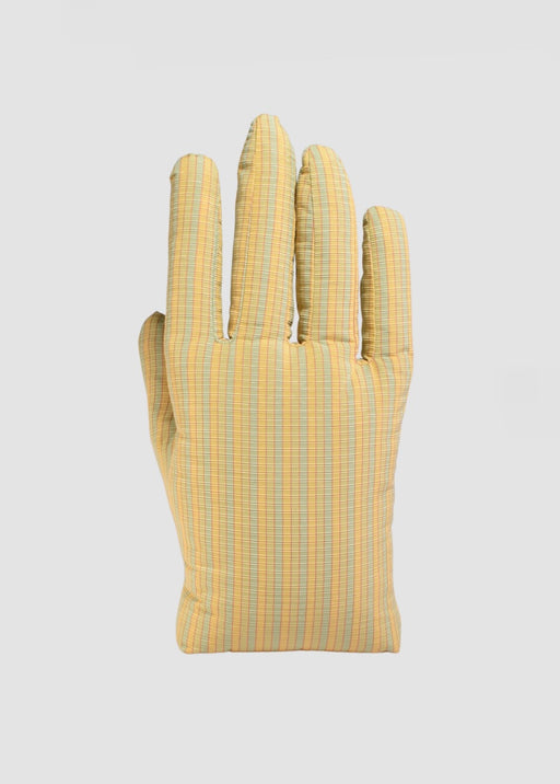 Right Hand Pillow in Yellow Check