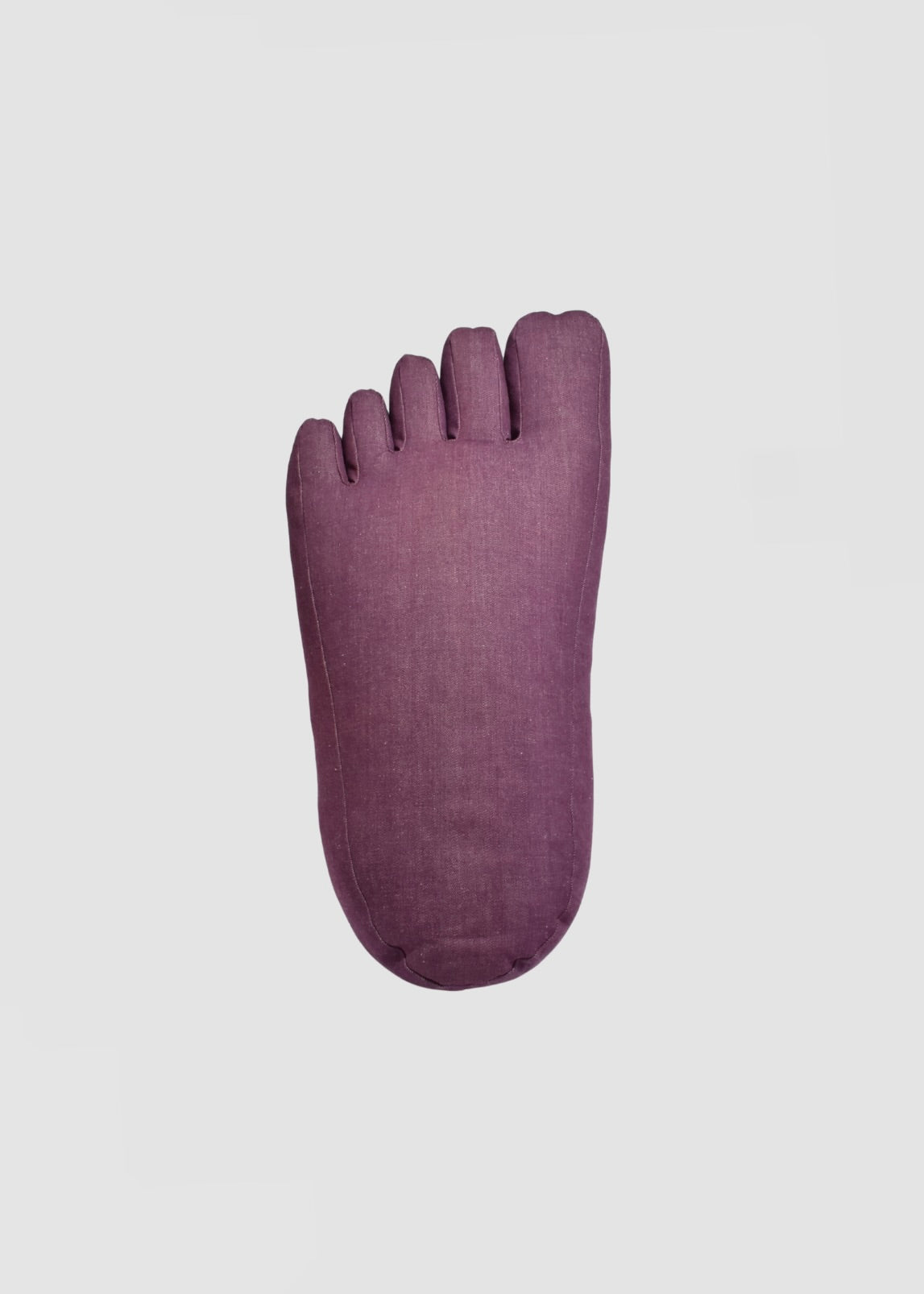 Foot Pillow in Purple Denim