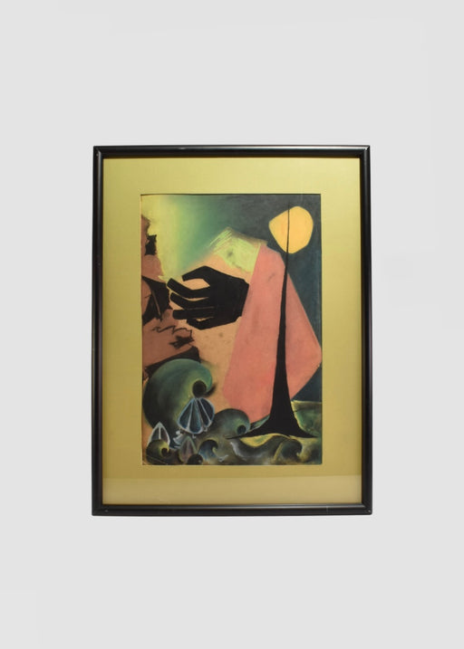 Surrealist Scene, Framed