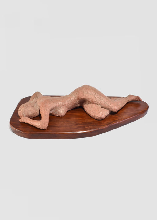 Terracotta Reclining Figure Sculpture