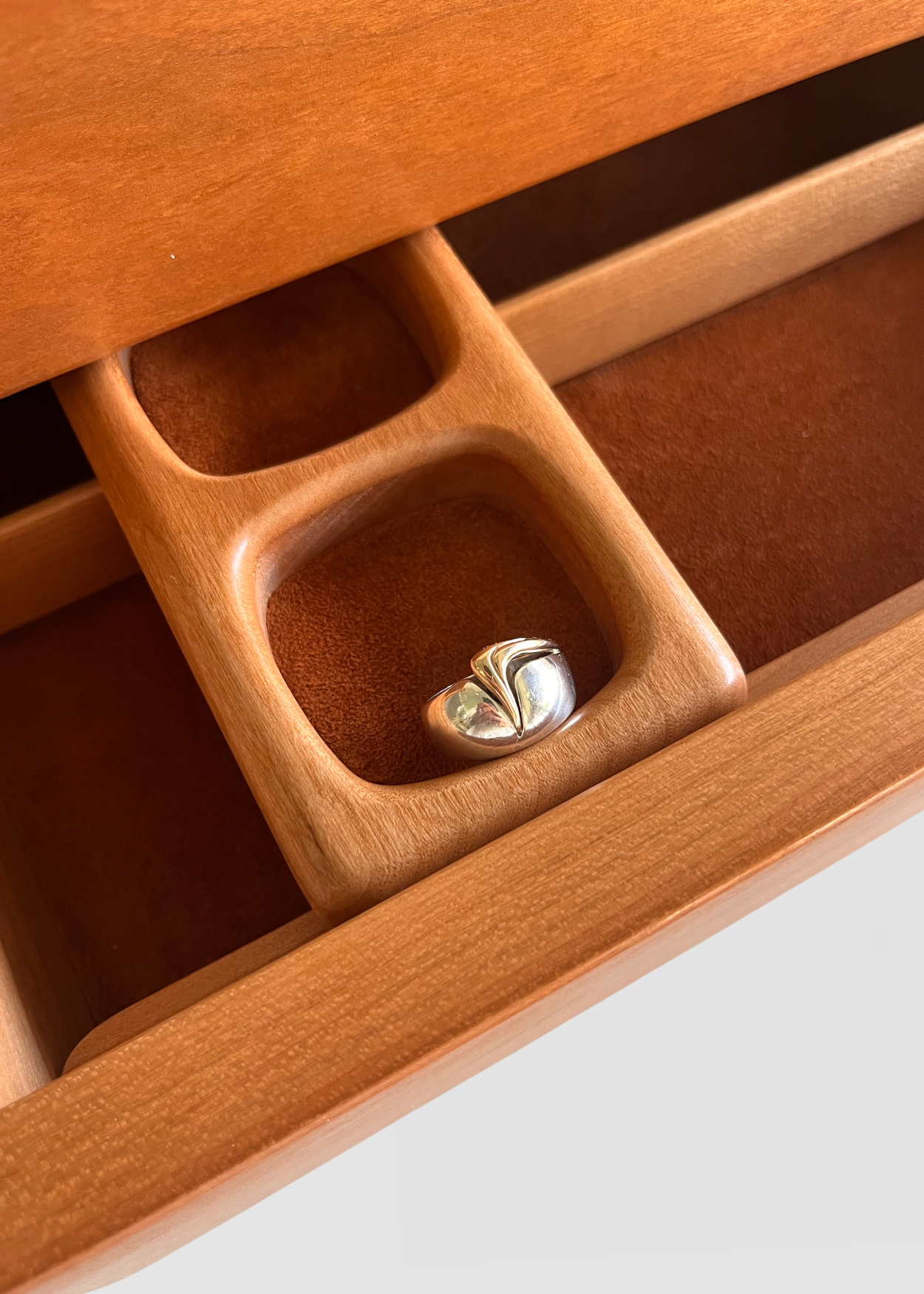 Modernist Two-Tone Ring