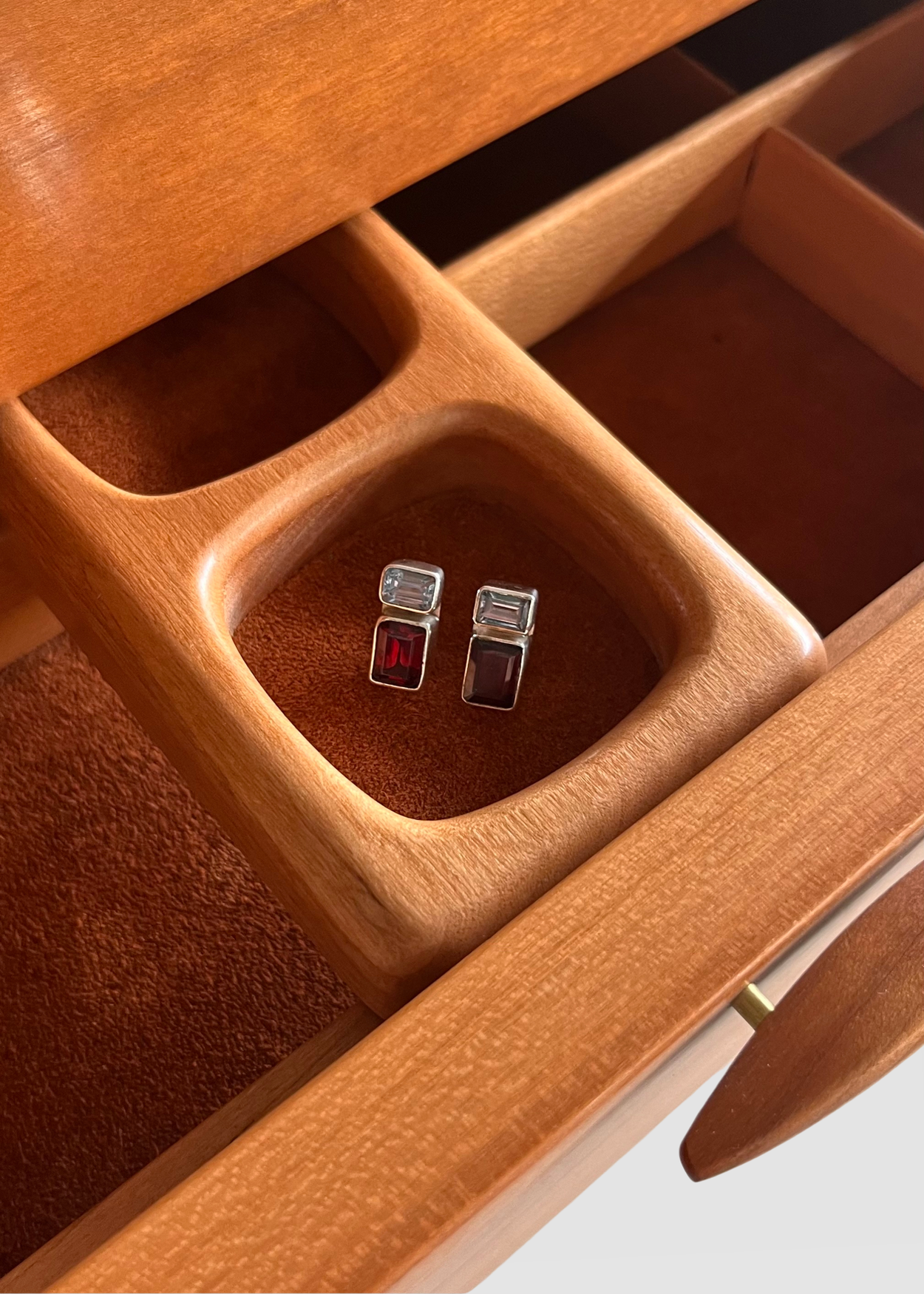Topaz Ruby Earrings