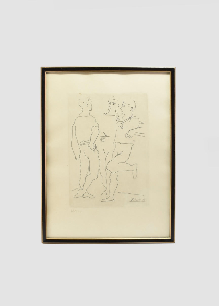 Picasso, Grâce et Mouvement, Framed