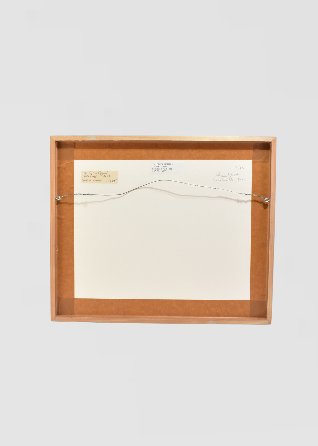 Abstract Ink on Paper, Framed