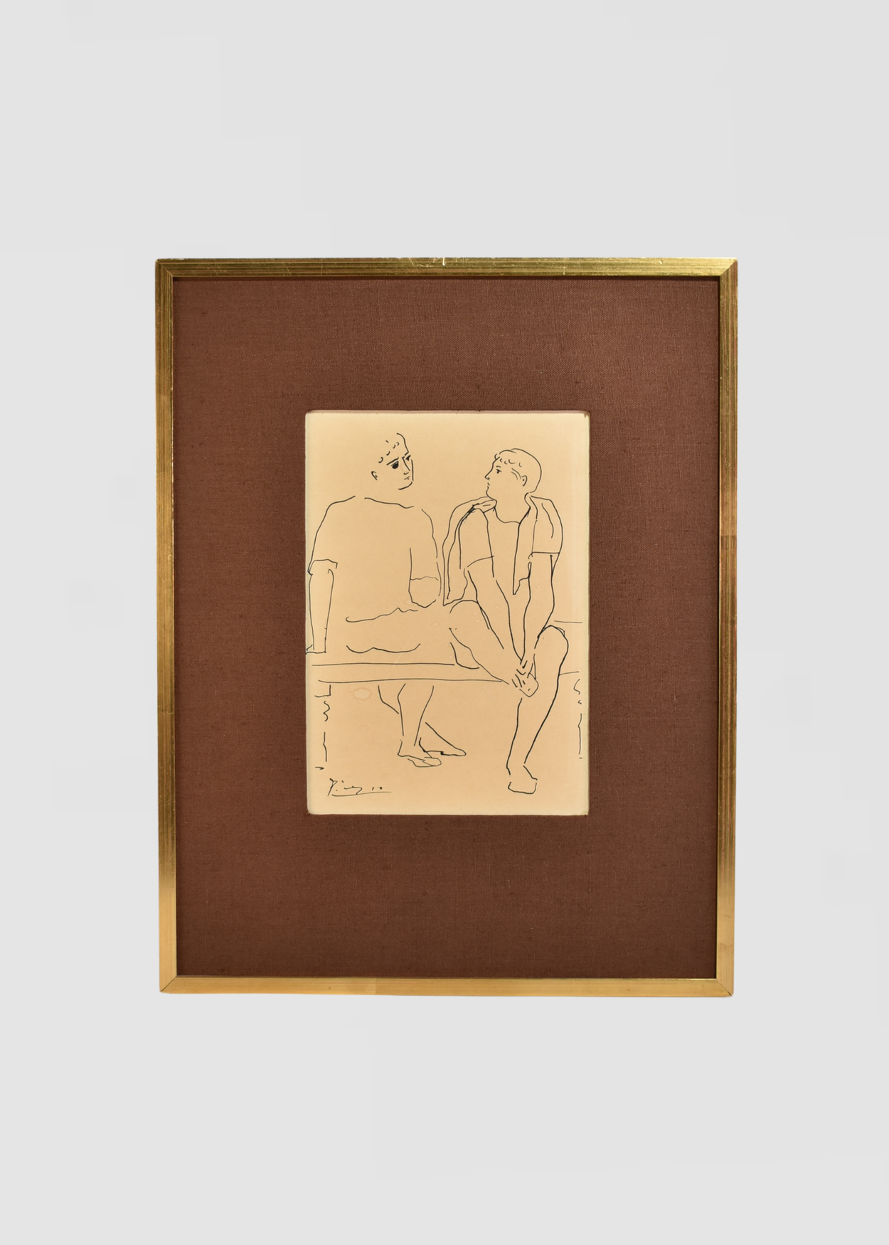 Picasso Dancers, Framed