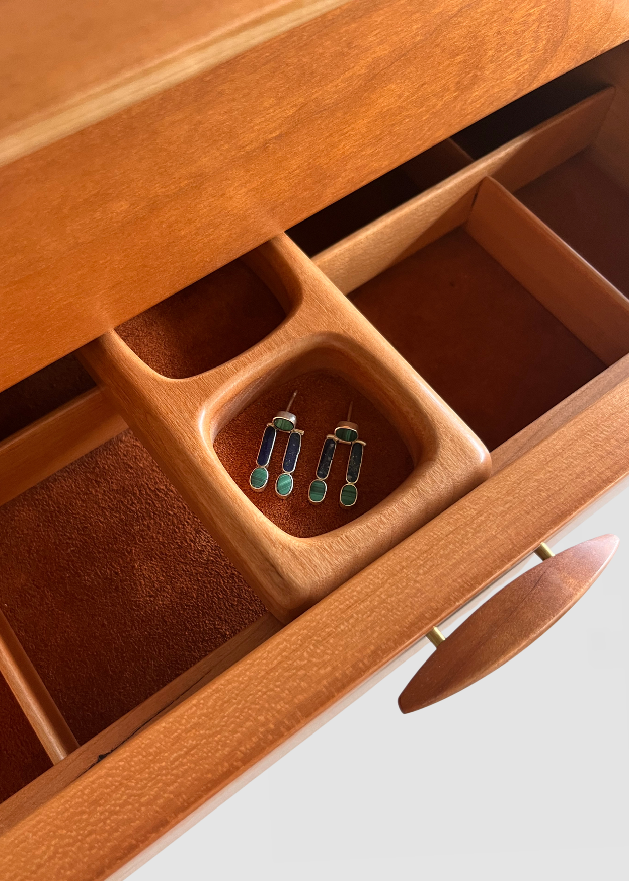 Malachite Lapis Earrings