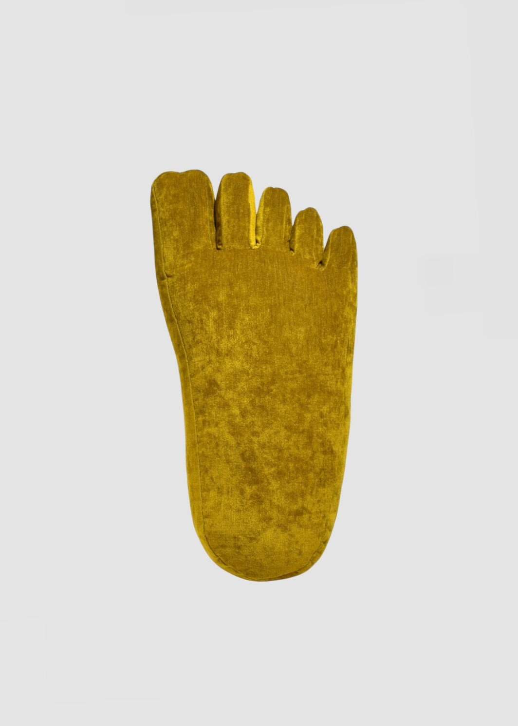 Foot Pillow in Chartreuse Chenille