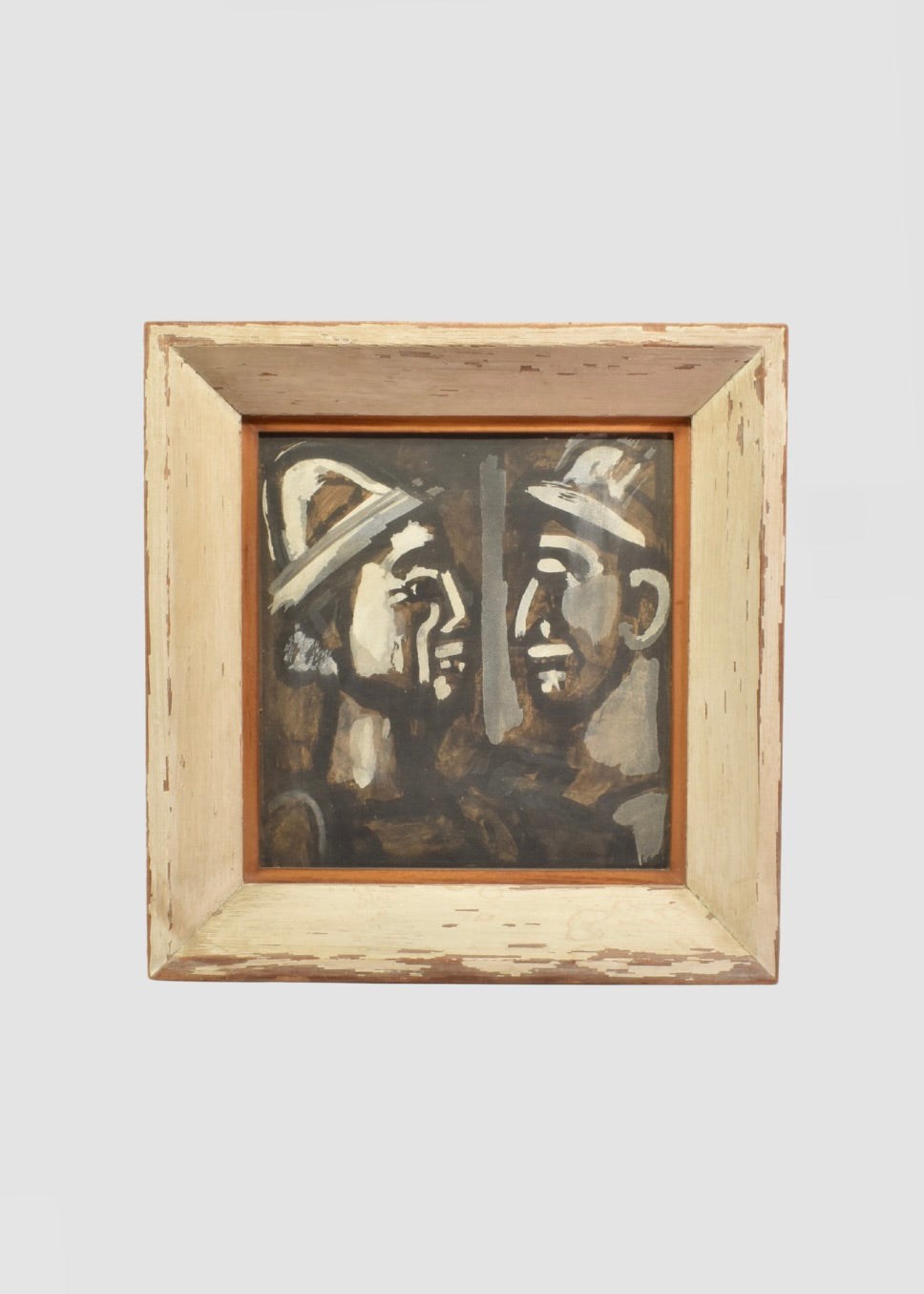 Face à Face Lithograph, Framed