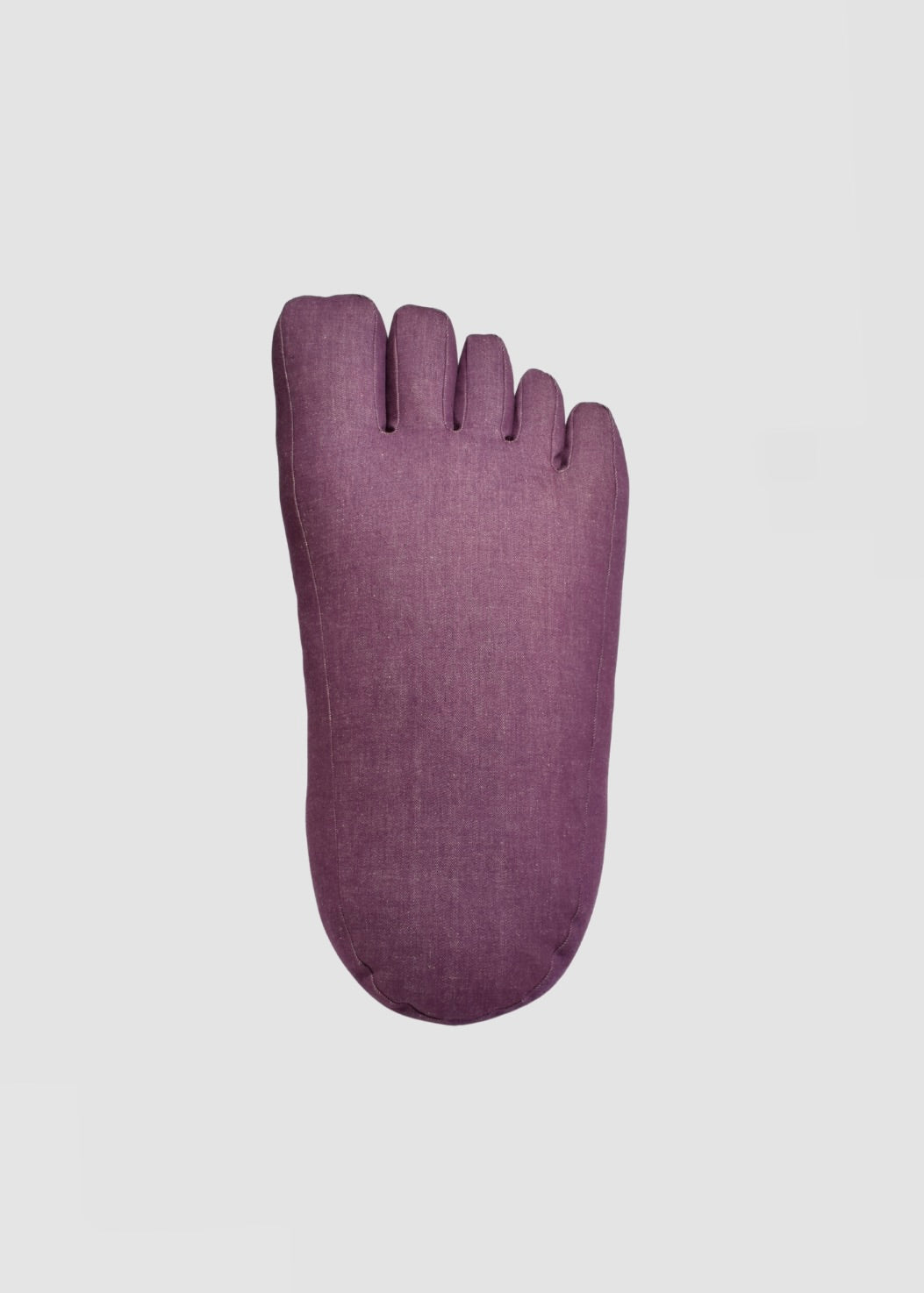 Foot Pillow in Purple Denim