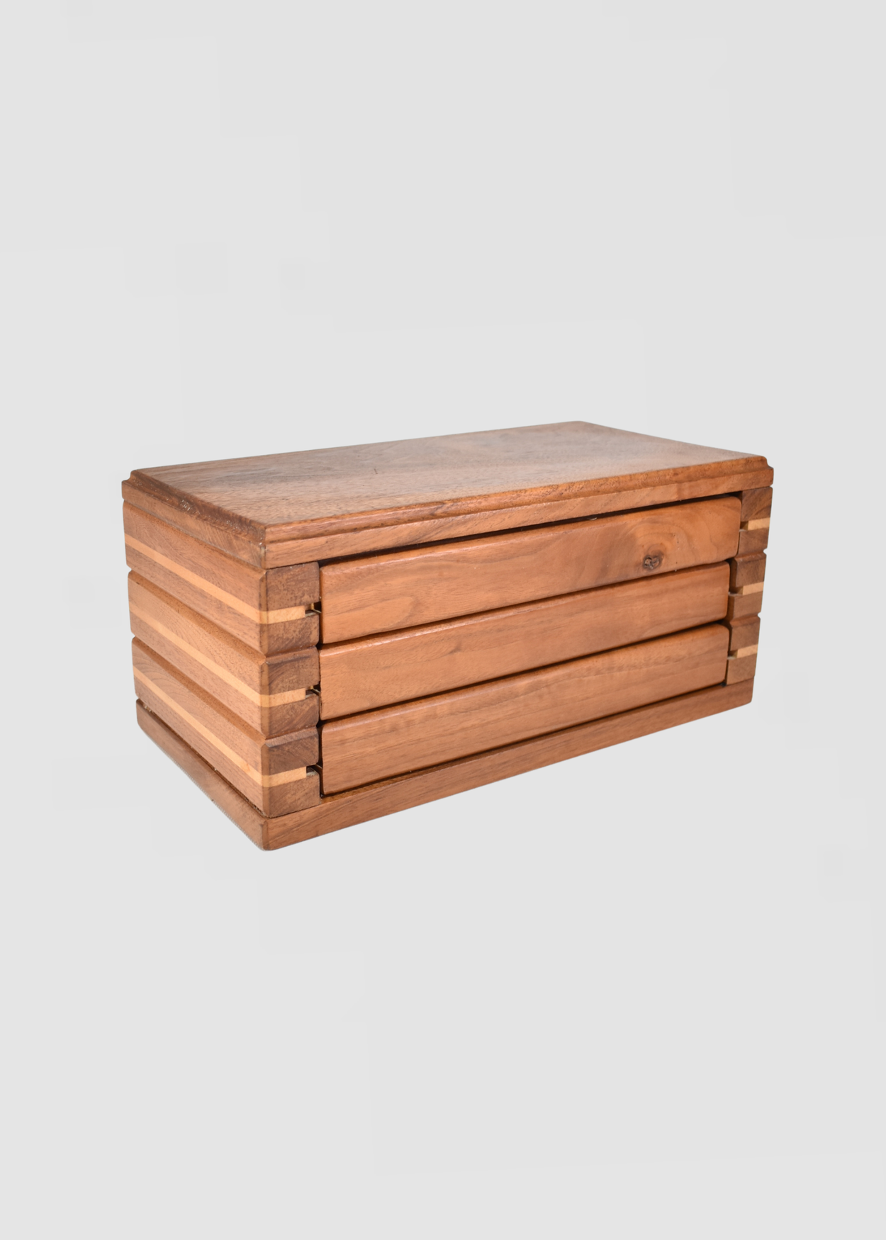 Hand-Crafted Wooden Jewelry Box
