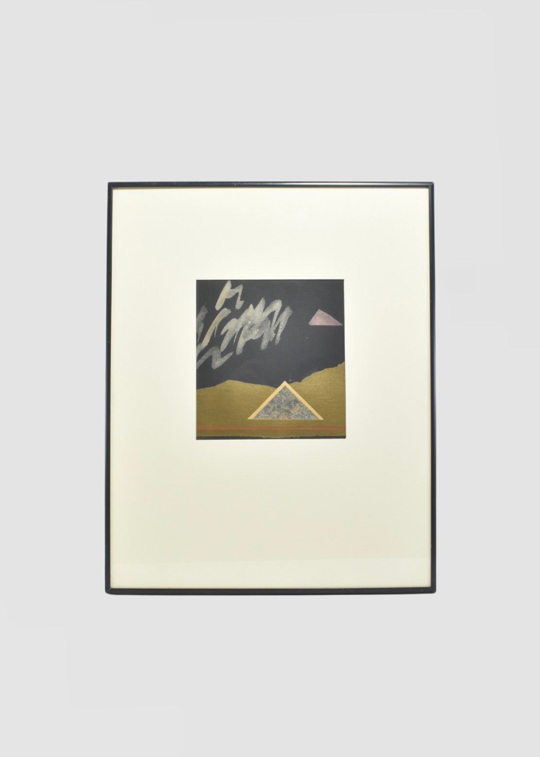 Pyramidal Collage, Framed