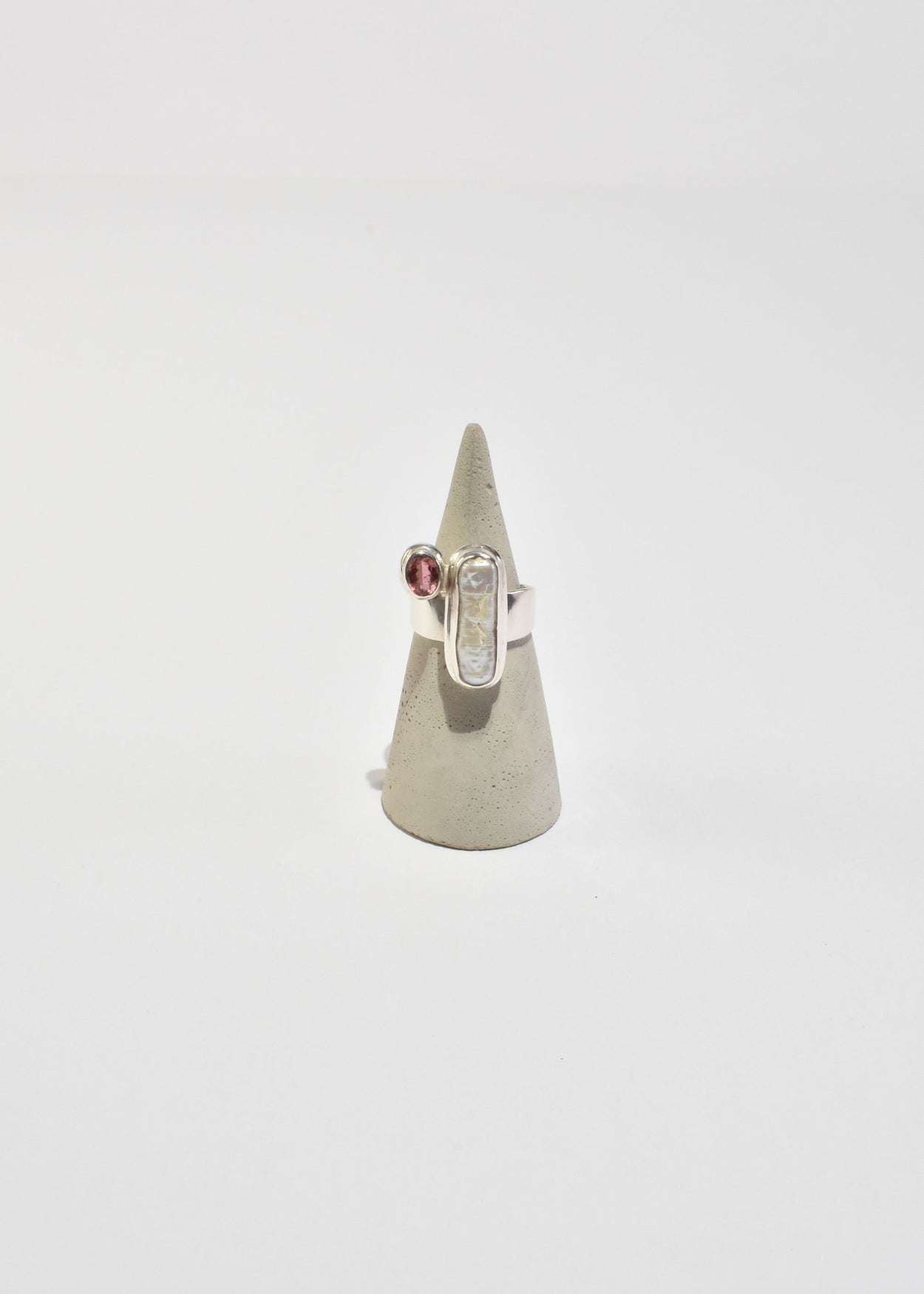 Pearl Tourmaline Ring