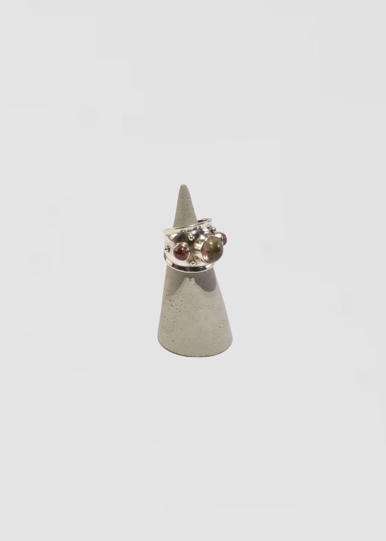 Tourmaline and Quartz Ring