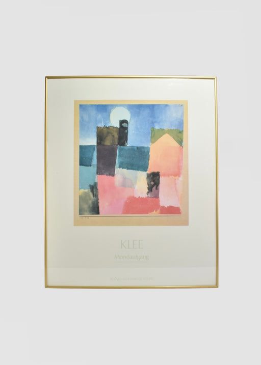Paul Klee Moonrise Print, Framed