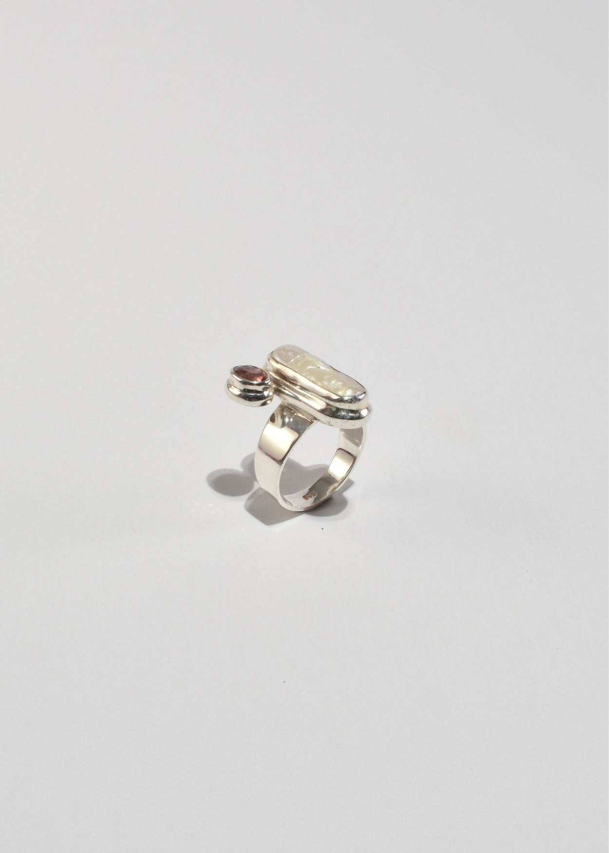 Pearl Tourmaline Ring