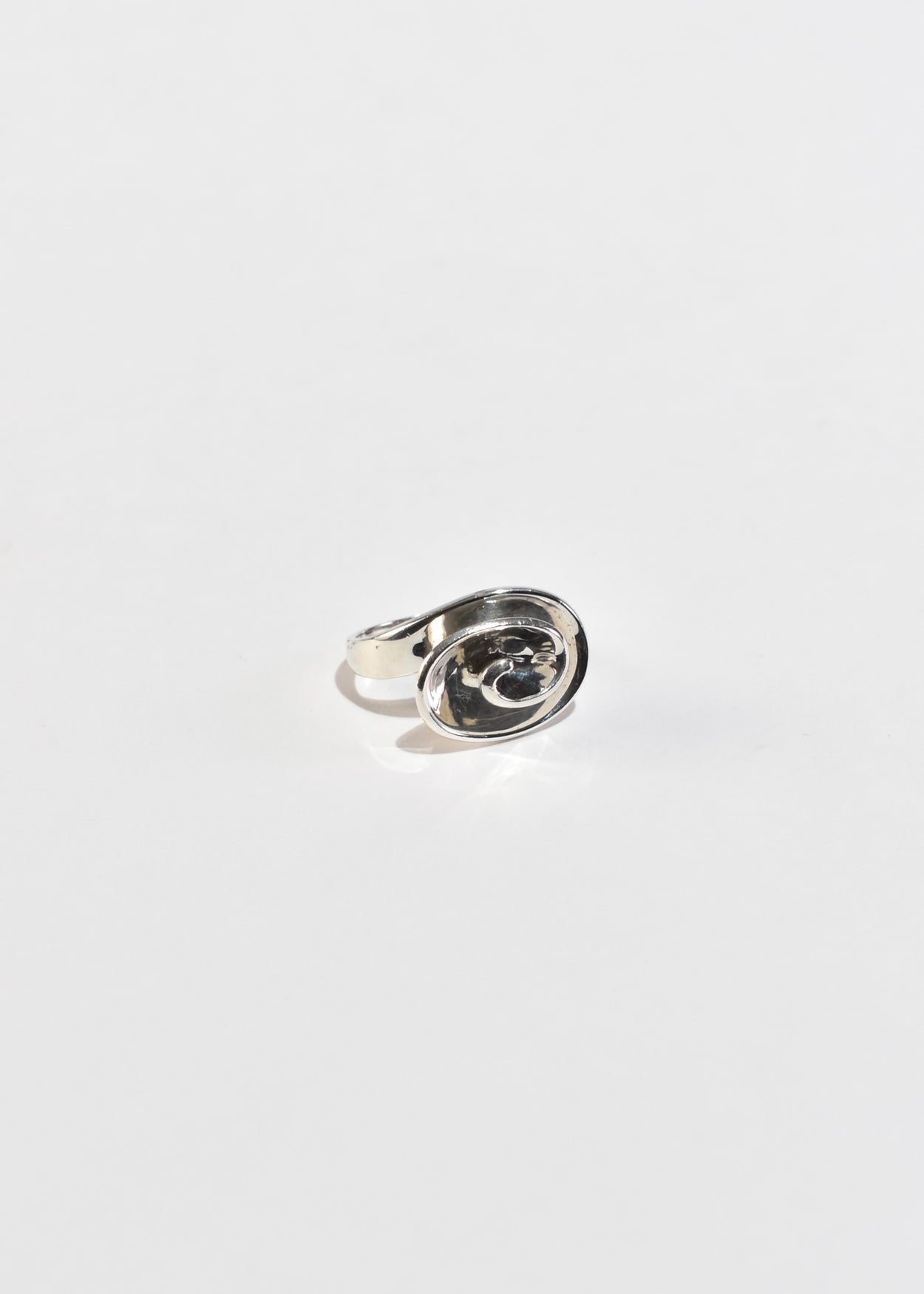 Raised Spiral Ring