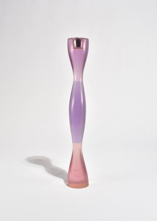 Pink and Purple Resin Candleholder