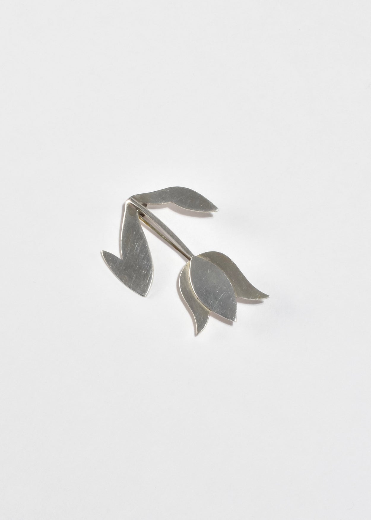 Sterling Tulip Brooch